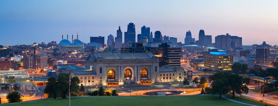 The Kansas City skyline and Union Station