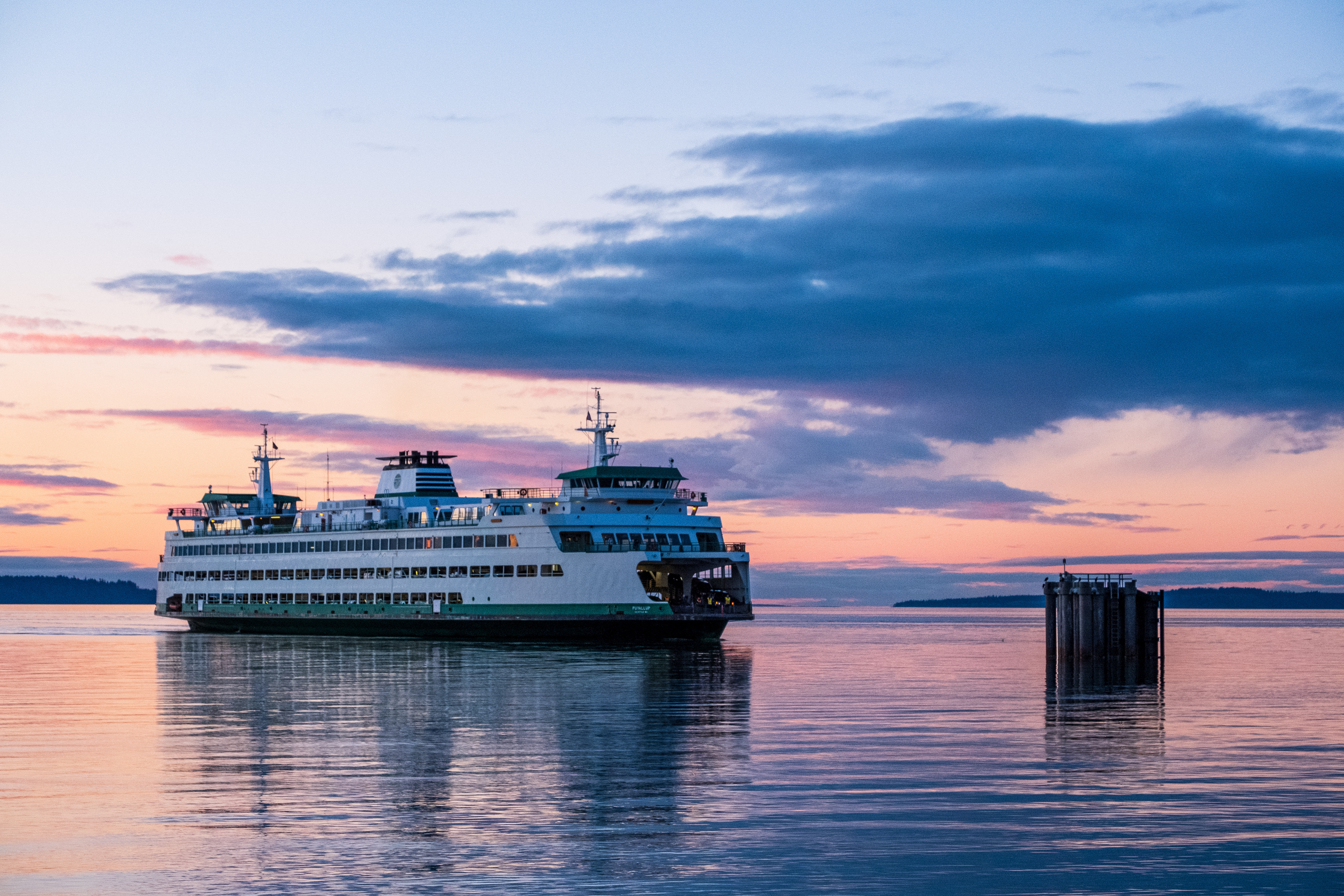 A coastal view of Edmonds, Washington